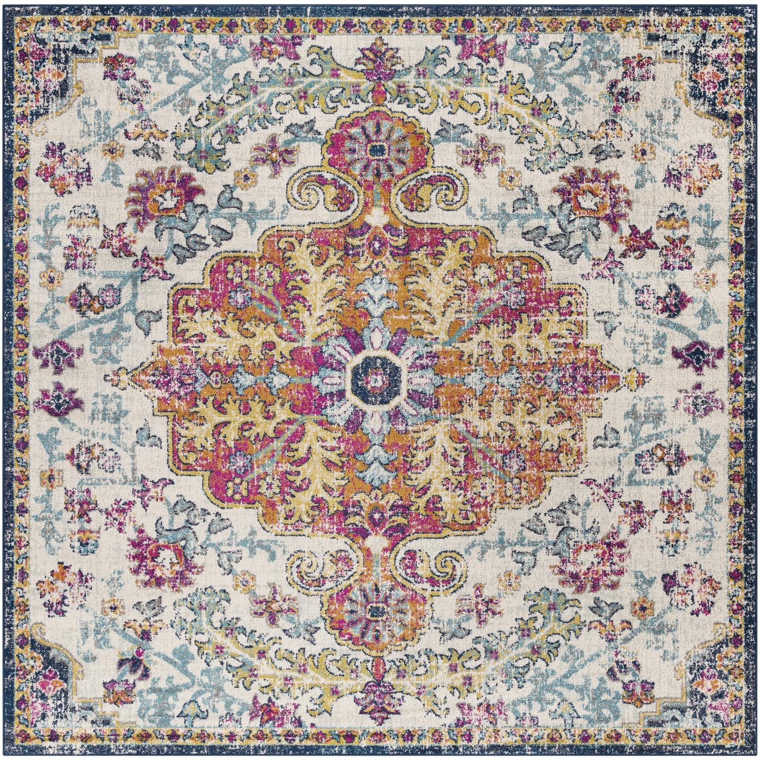 Livabliss Harput Updated Traditional Medallion Area Rug