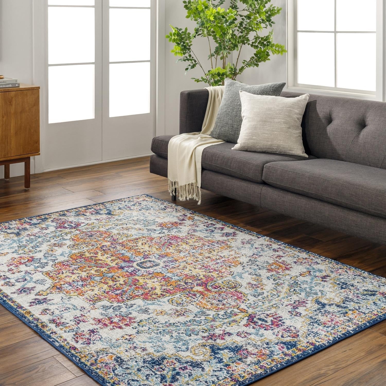 Livabliss Harput Updated Traditional Medallion Area Rug