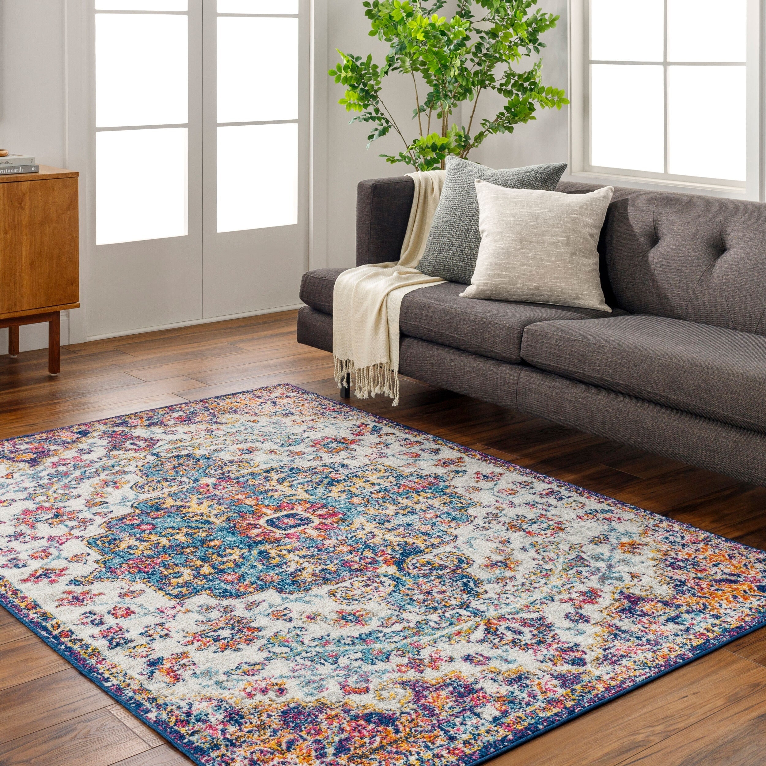 Livabliss Harput Updated Traditional Medallion Area Rug