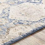 Livabliss Indigo Arts & Crafts Medallion Area Rug