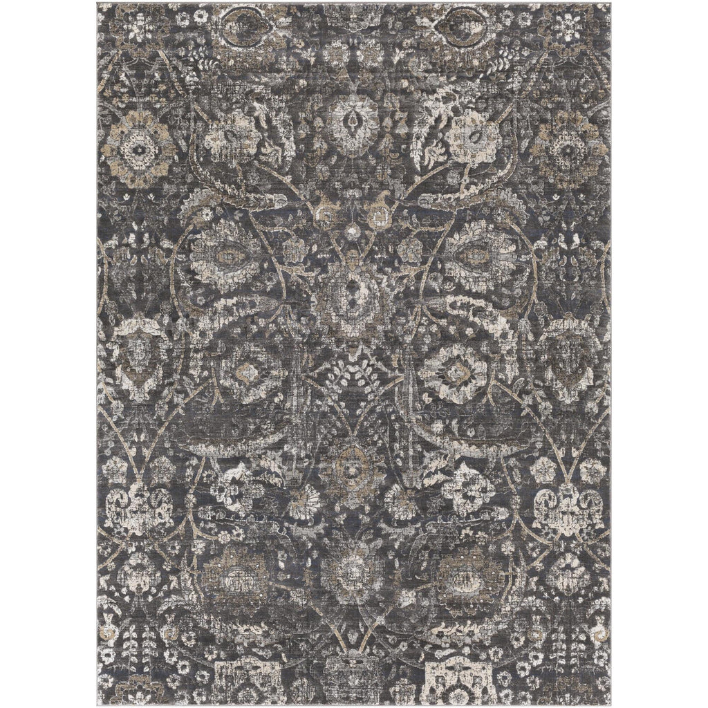 Livabliss Indigo Updated Traditional Medallion Area Rug