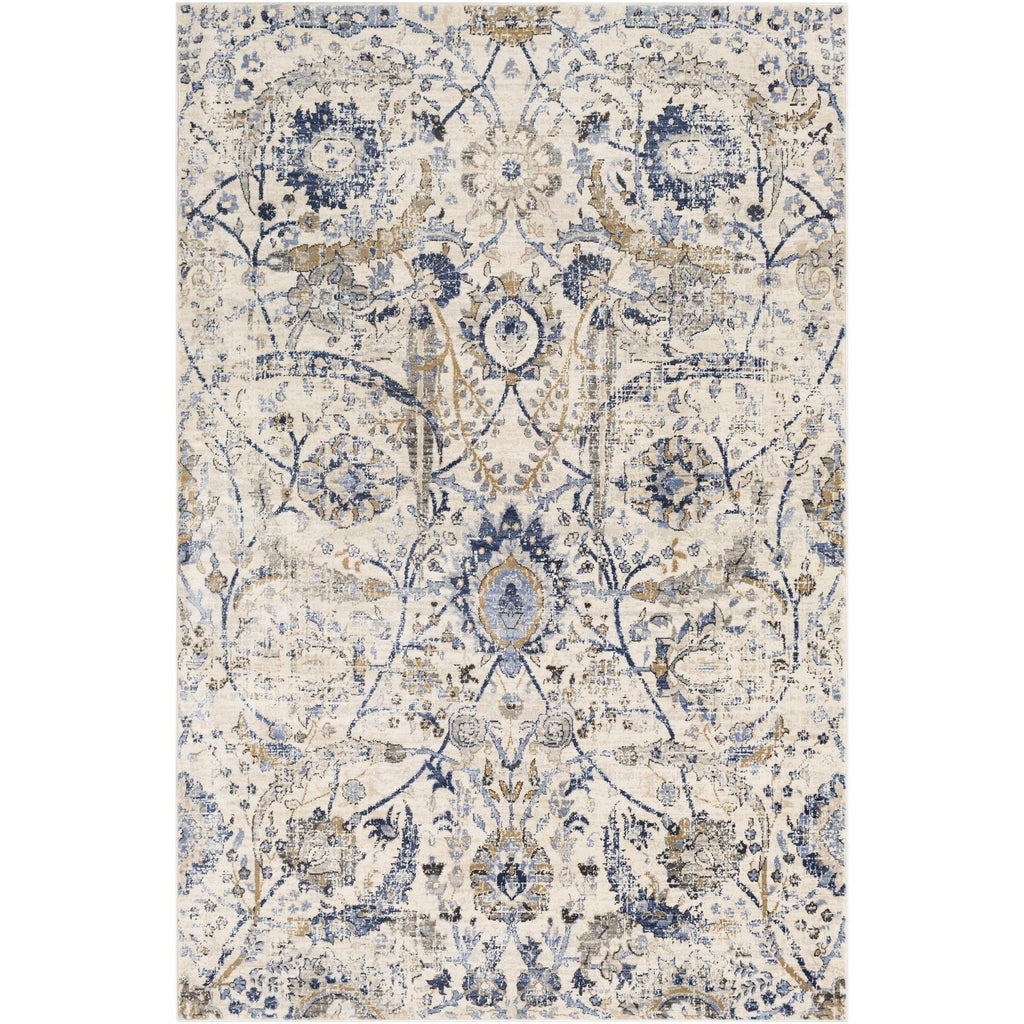 Livabliss Indigo Updated Traditional Medallion Area Rug