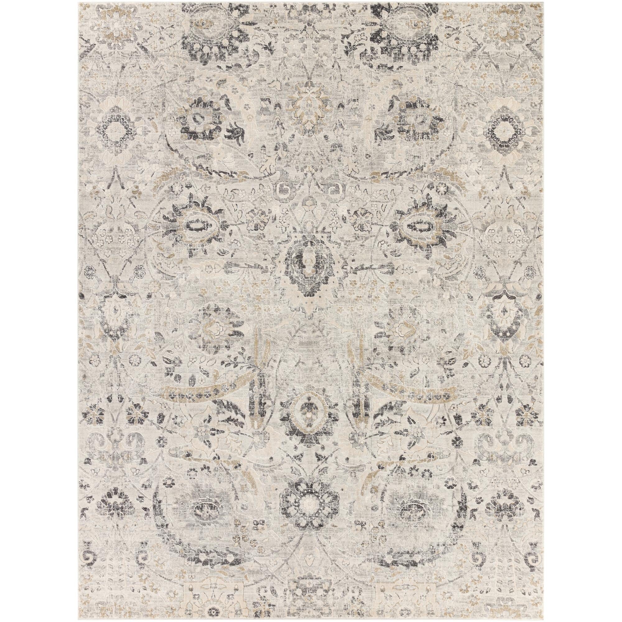 Livabliss Indigo Updated Traditional Medallion Area Rug