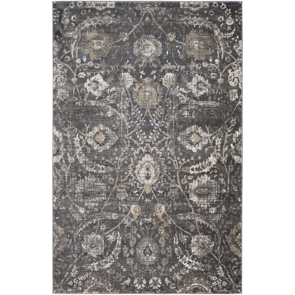 Livabliss Indigo Updated Traditional Medallion Area Rug