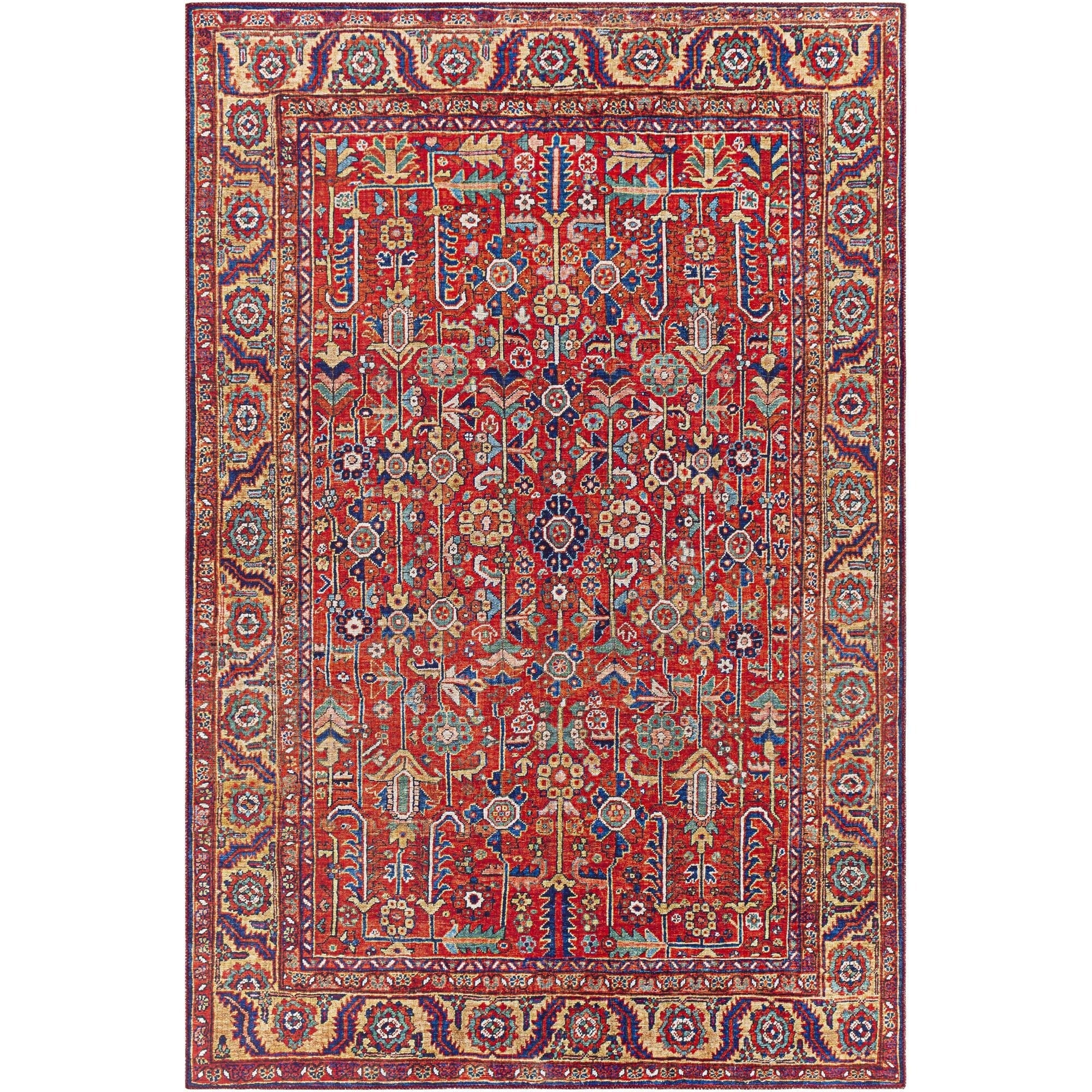 Livabliss Iris Updated Traditional Floral & Botanical Area Rug