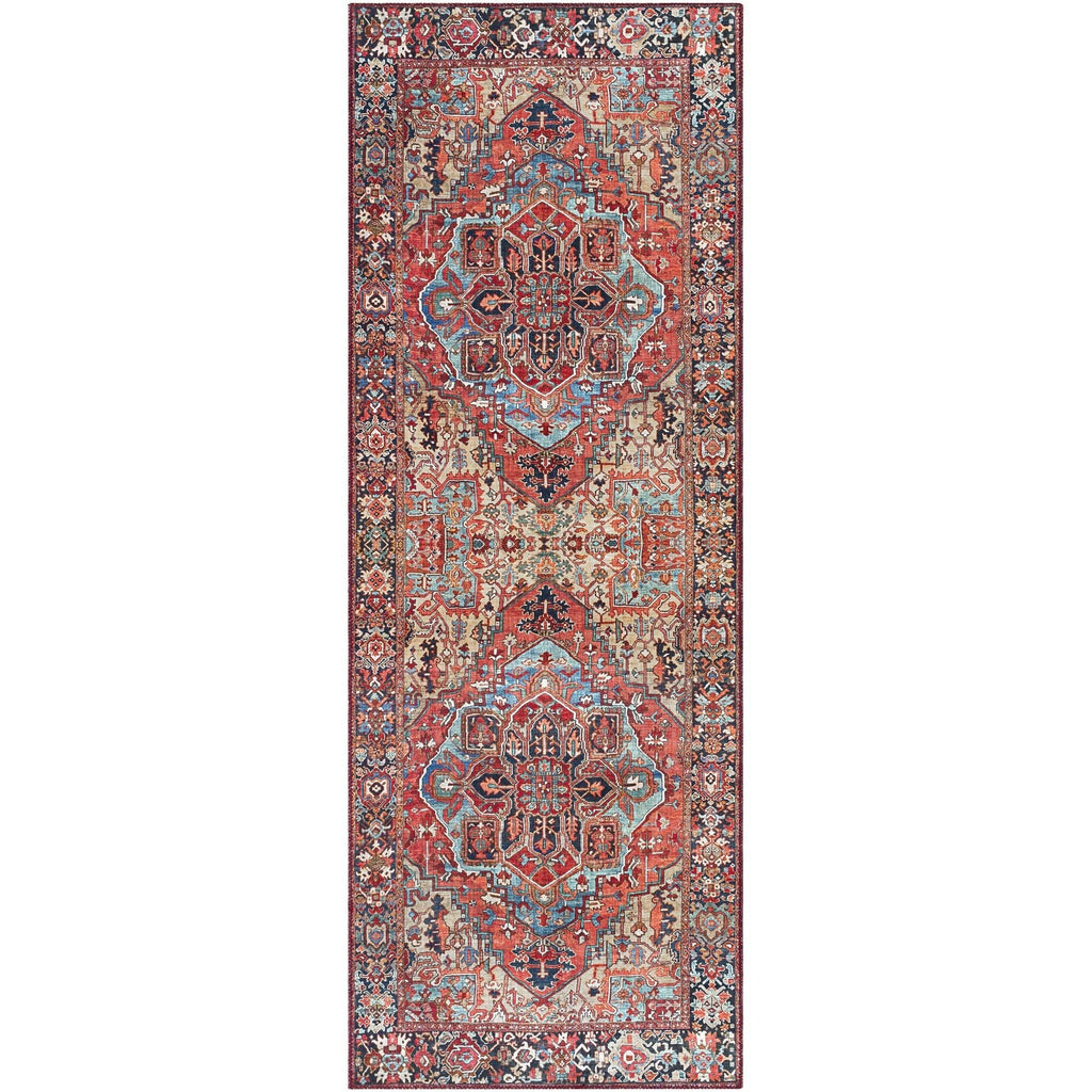 Livabliss Iris Updated Traditional Medallion Area Rug