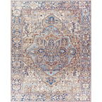 Livabliss Iris Updated Traditional Medallion Area Rug