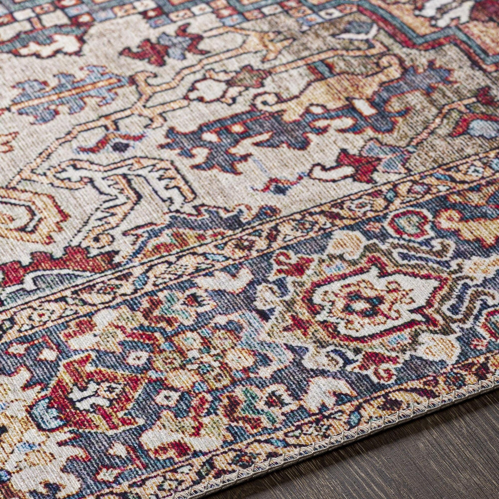 Livabliss Iris Updated Traditional Medallion Area Rug