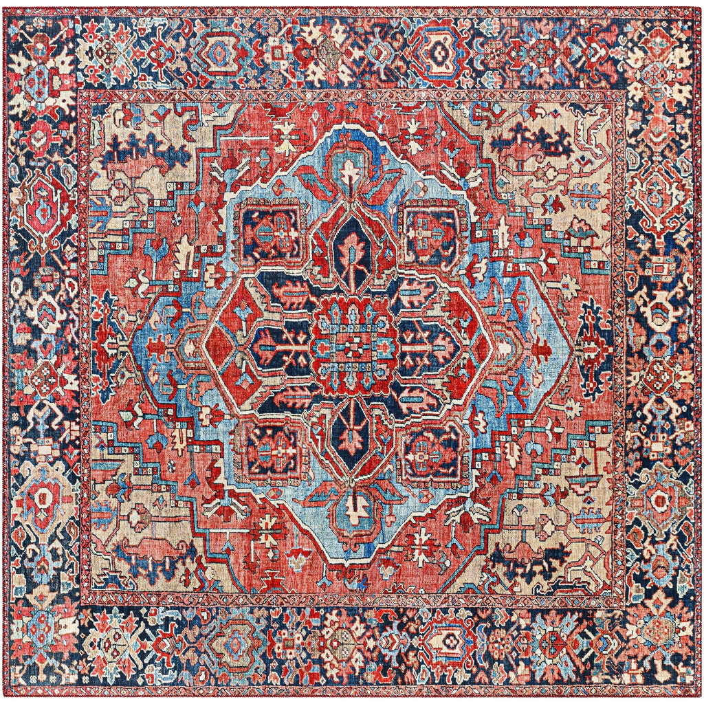 Livabliss Iris Updated Traditional Medallion Area Rug