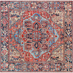Livabliss Iris Updated Traditional Medallion Area Rug