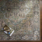 Livabliss Iris Updated Traditional Medallion Area Rug