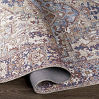 Livabliss Iris Updated Traditional Medallion Area Rug