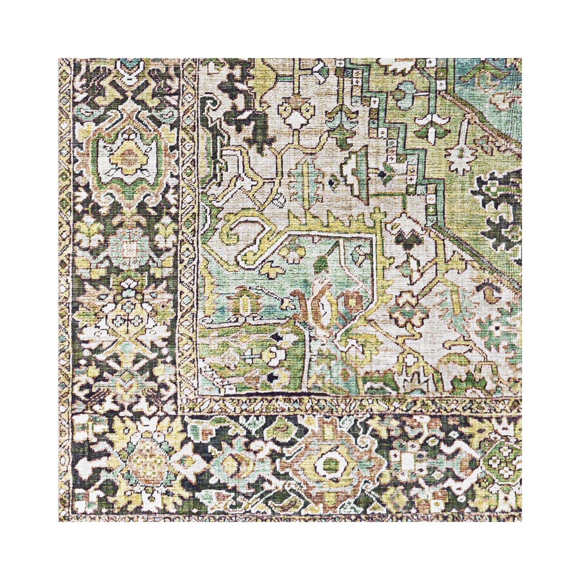 Livabliss Iris Updated Traditional Medallion Area Rug