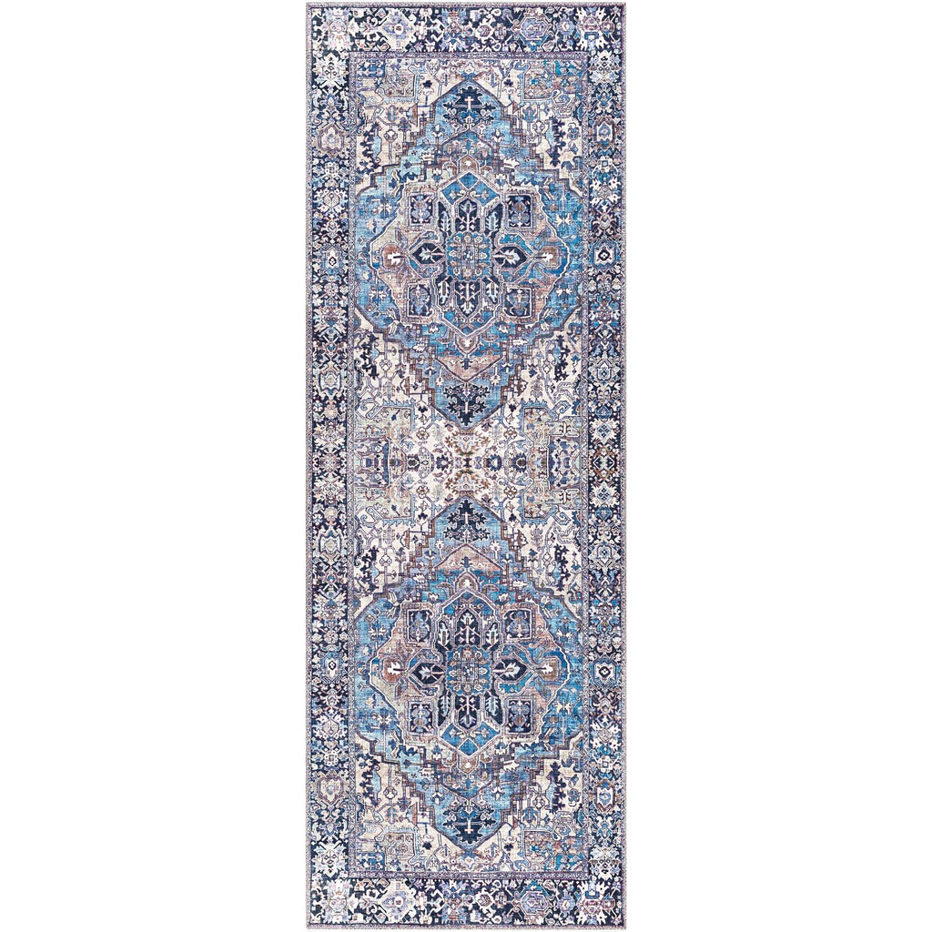 Livabliss Iris Updated Traditional Medallion Area Rug