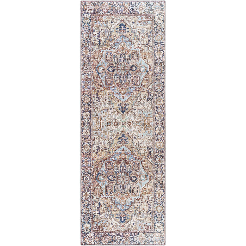 Livabliss Iris Updated Traditional Medallion Area Rug