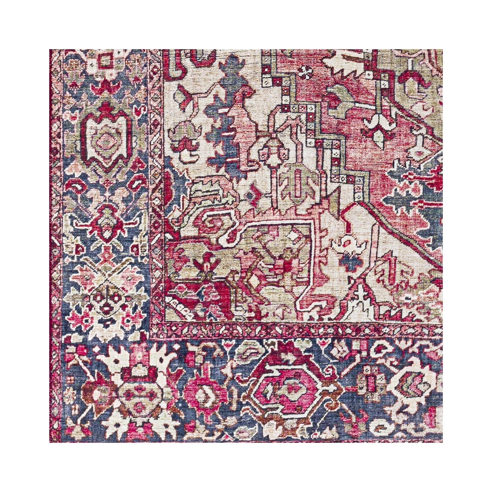 Livabliss Iris Updated Traditional Medallion Area Rug