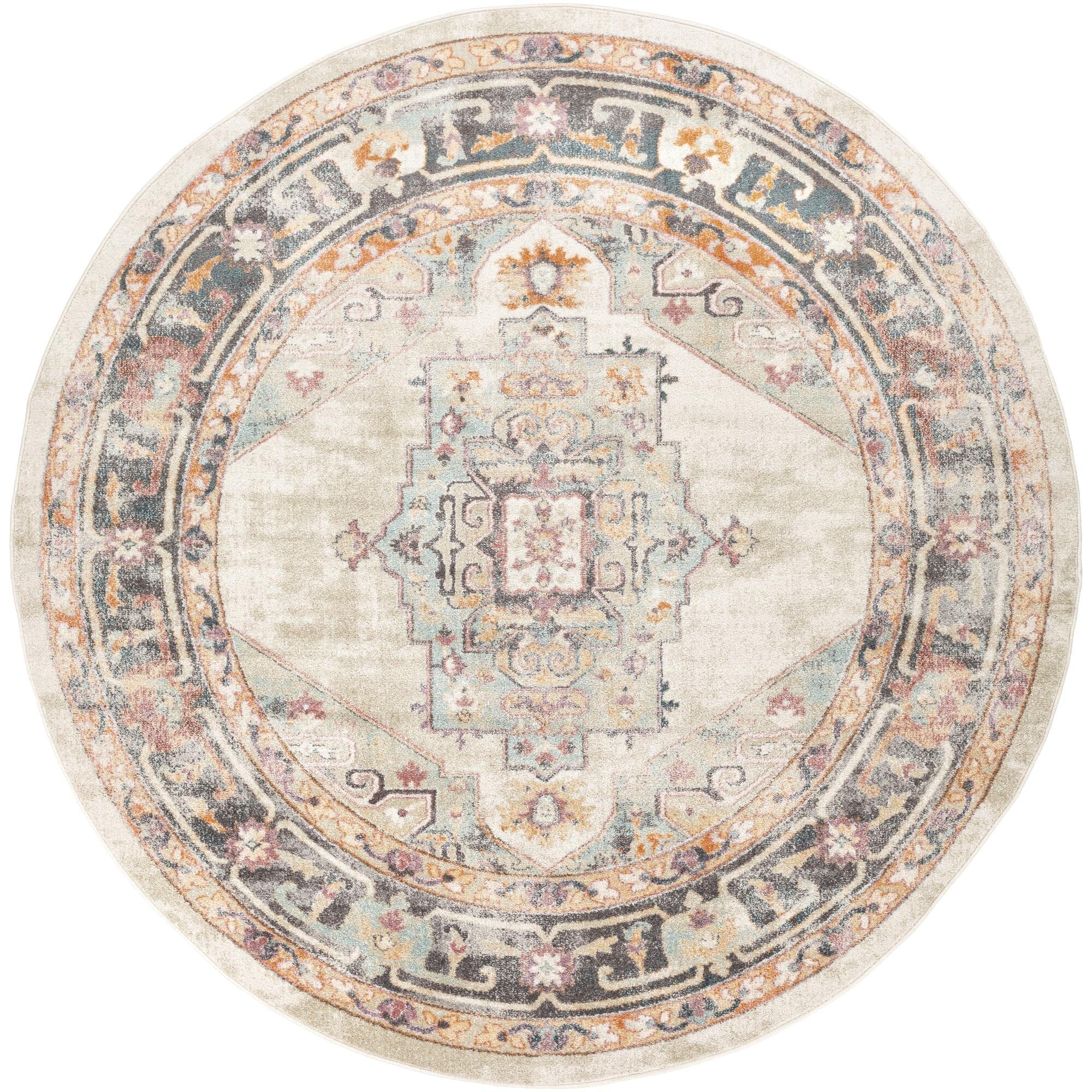 Livabliss New Mexico Updated Traditional Medallion Area Rug