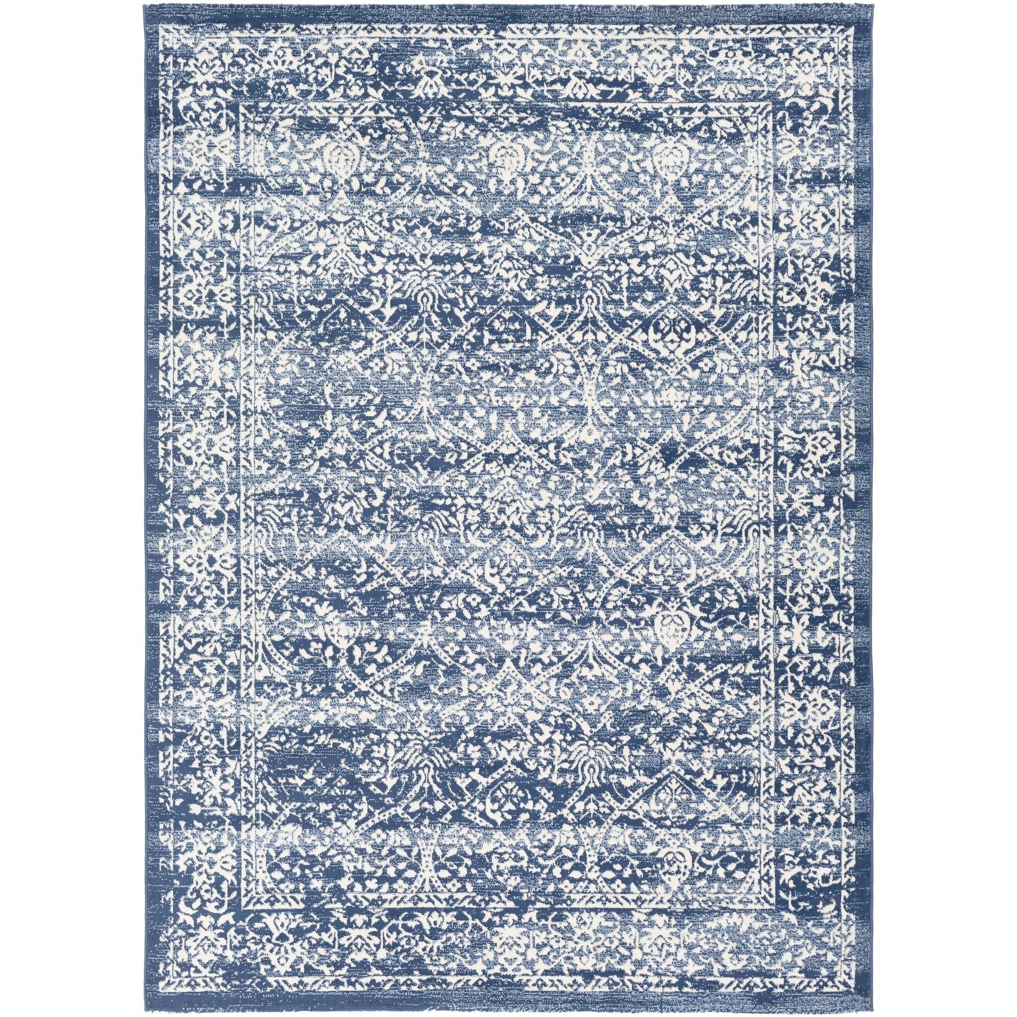 Livabliss Roma Distressed Medallion Area Rug