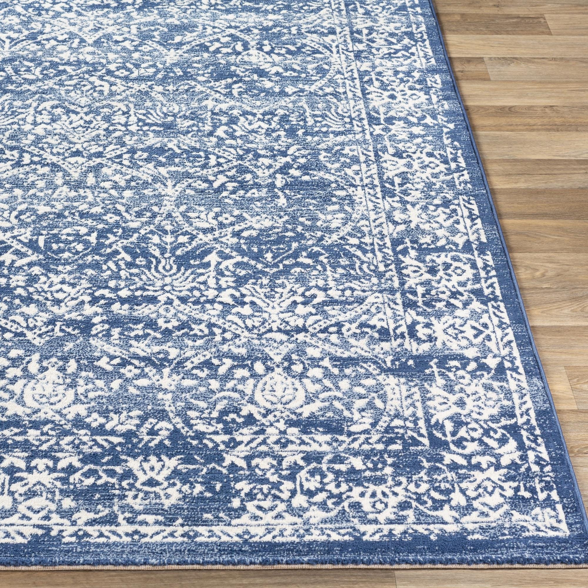 Livabliss Roma Distressed Medallion Area Rug