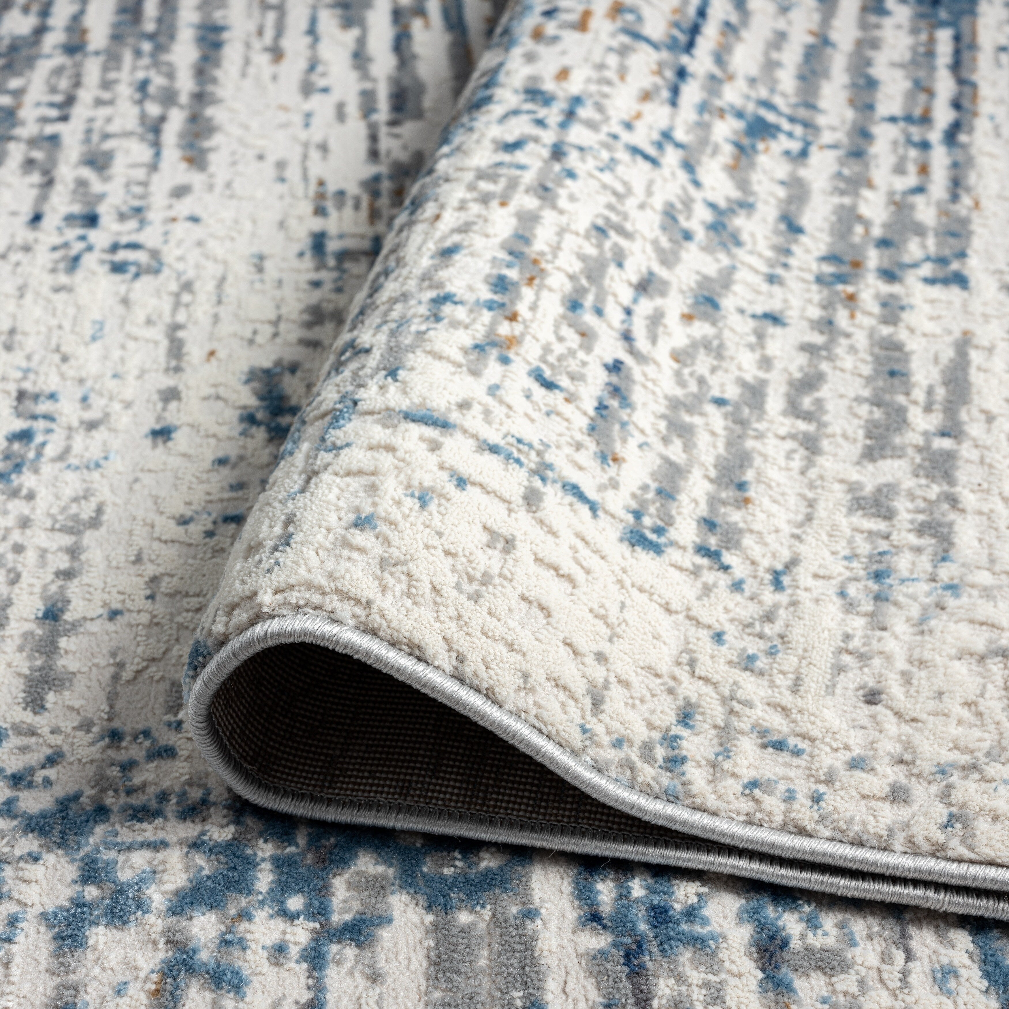 Lumina High-Low Pile Modern and Contemporary Abstract Strie Area Rug