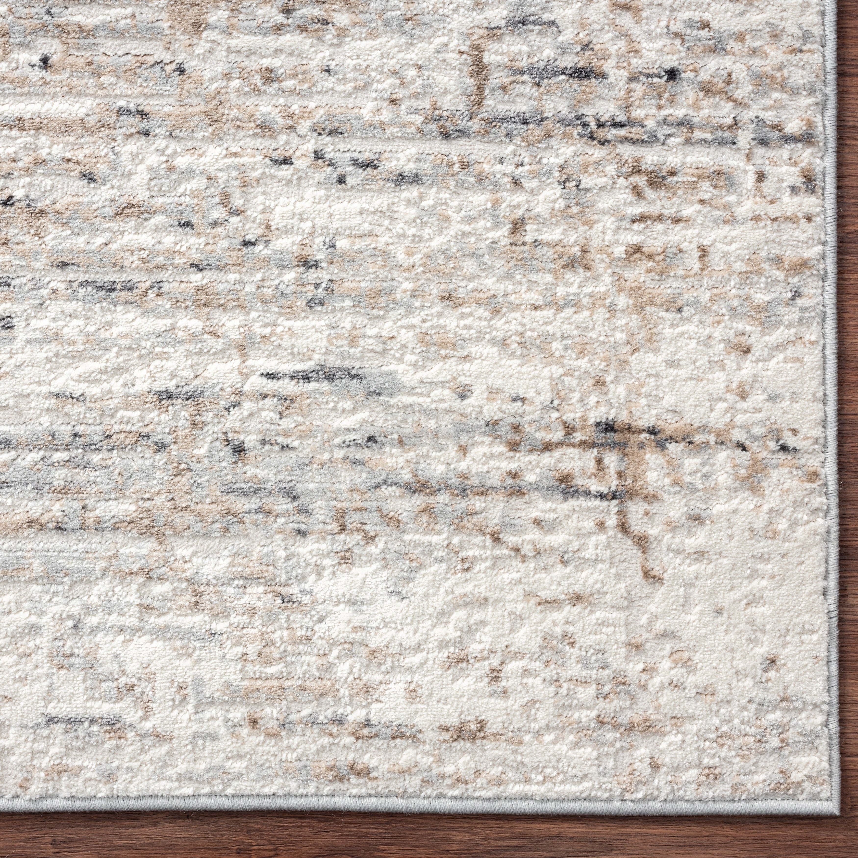 Lumina High-Low Pile Modern and Contemporary Abstract Strie Area Rug