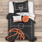 Lush Decor Basketball Game Quilt Set