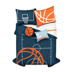 Lush Decor Basketball Game Quilt Set