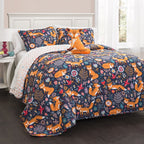 Lush Decor Pixie Fox 4-piece Quilt Set