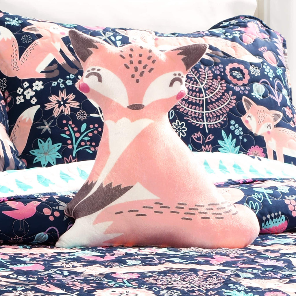 Lush Decor Pixie Fox 4-piece Quilt Set