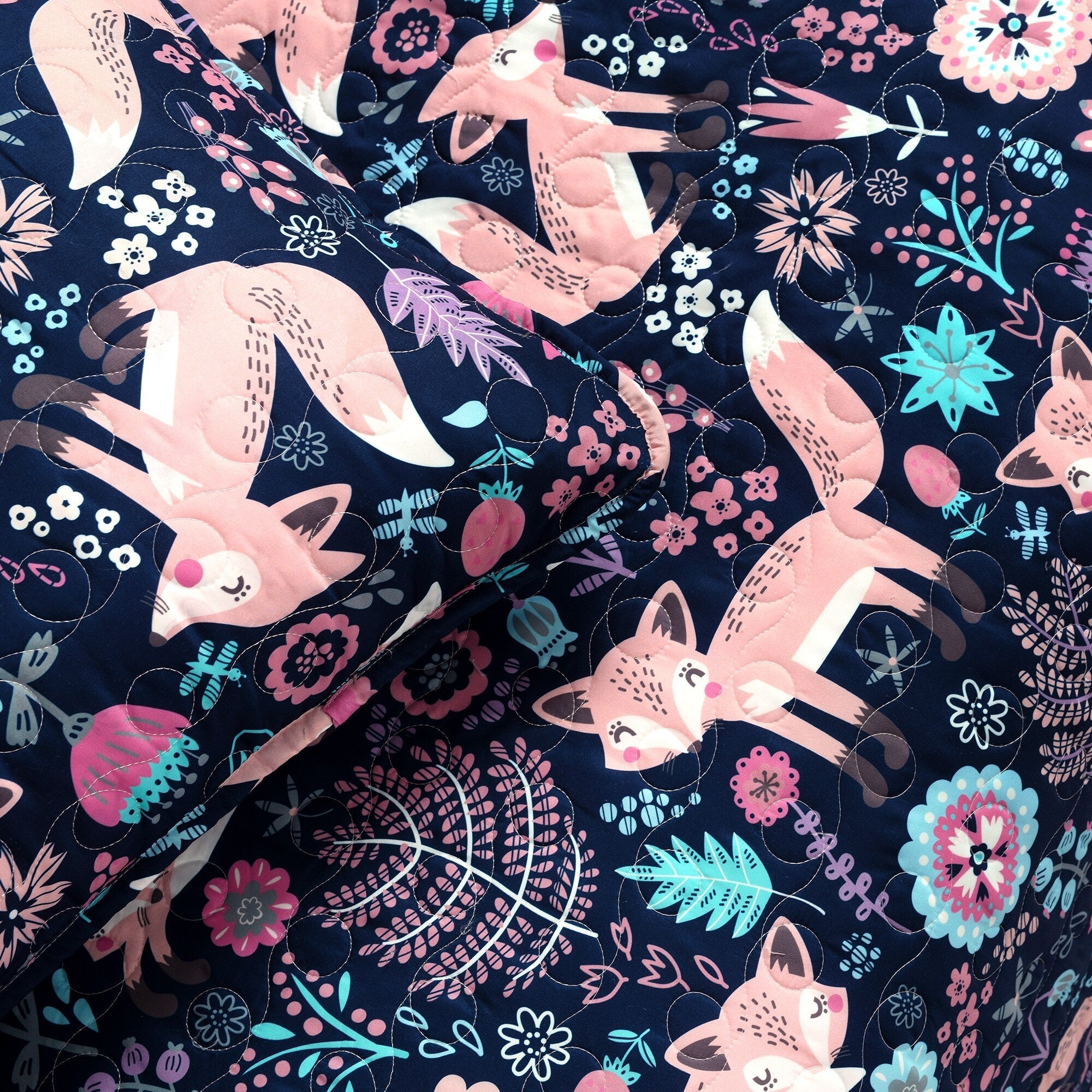 Lush Decor Pixie Fox 4-piece Quilt Set