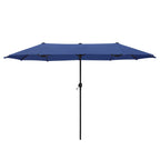 MAISON ARTS 13ft Double -Sided Patio Umbrella Extra Large with Crank