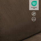 MCombo Oversized Dual Motor Armless Power Rocker Recliner Chair, Zeroarms Recliner Perfect for Living Room Fabric PR607