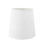 MERIVILLE Linen Clip On Chandelier Lamp Shades, 4-inch by 5-inch by 5-inch