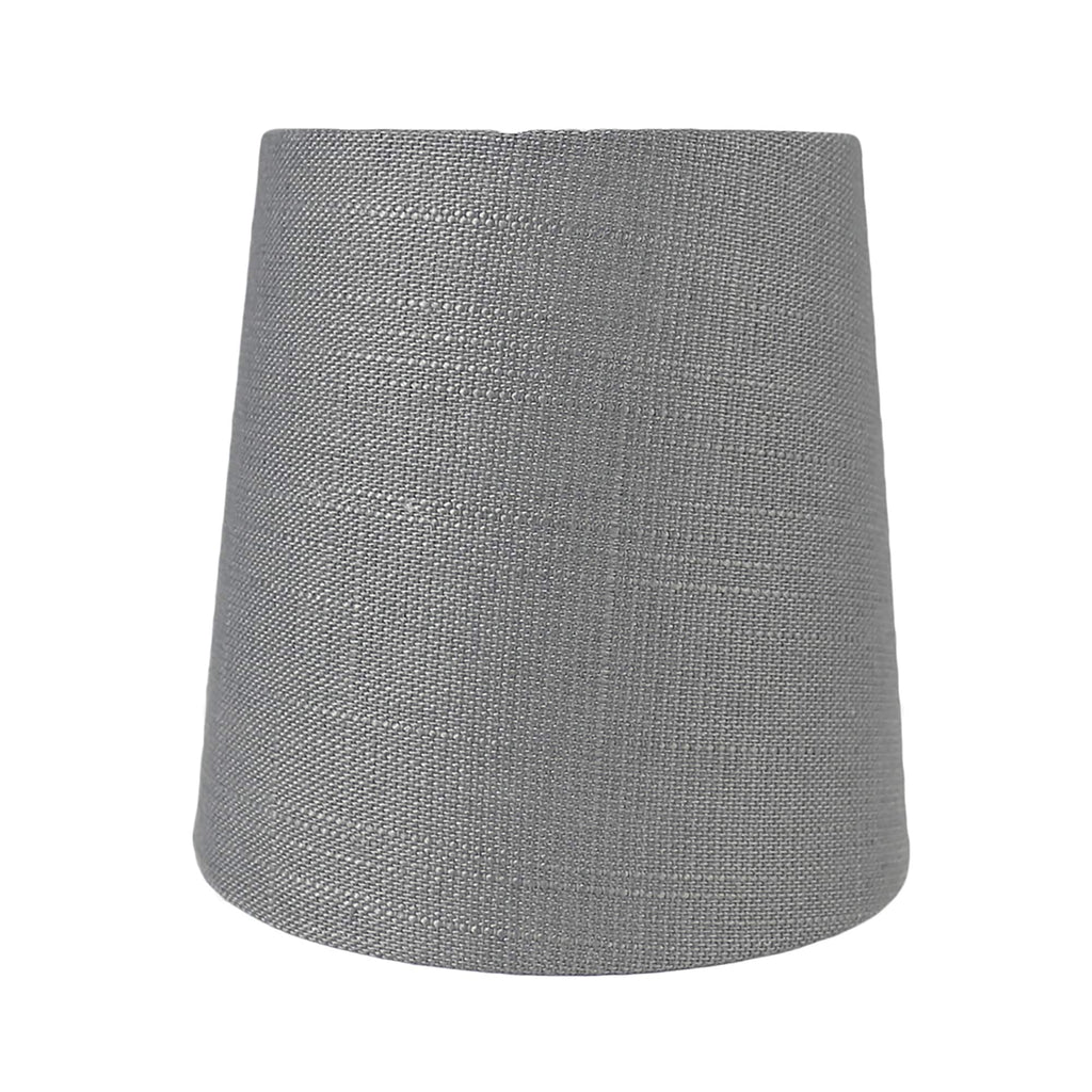 MERIVILLE Linen Clip On Chandelier Lamp Shades, 4-inch by 5-inch by 5-inch