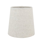 MERIVILLE Linen Clip On Chandelier Lamp Shades, 4-inch by 5-inch by 5-inch