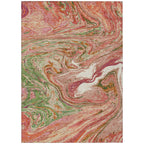 Machine Washable Indoor/ Outdoor Abstract Brushstroke Chantille Rug