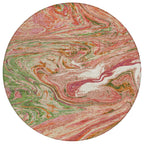 Machine Washable Indoor/ Outdoor Abstract Brushstroke Chantille Rug