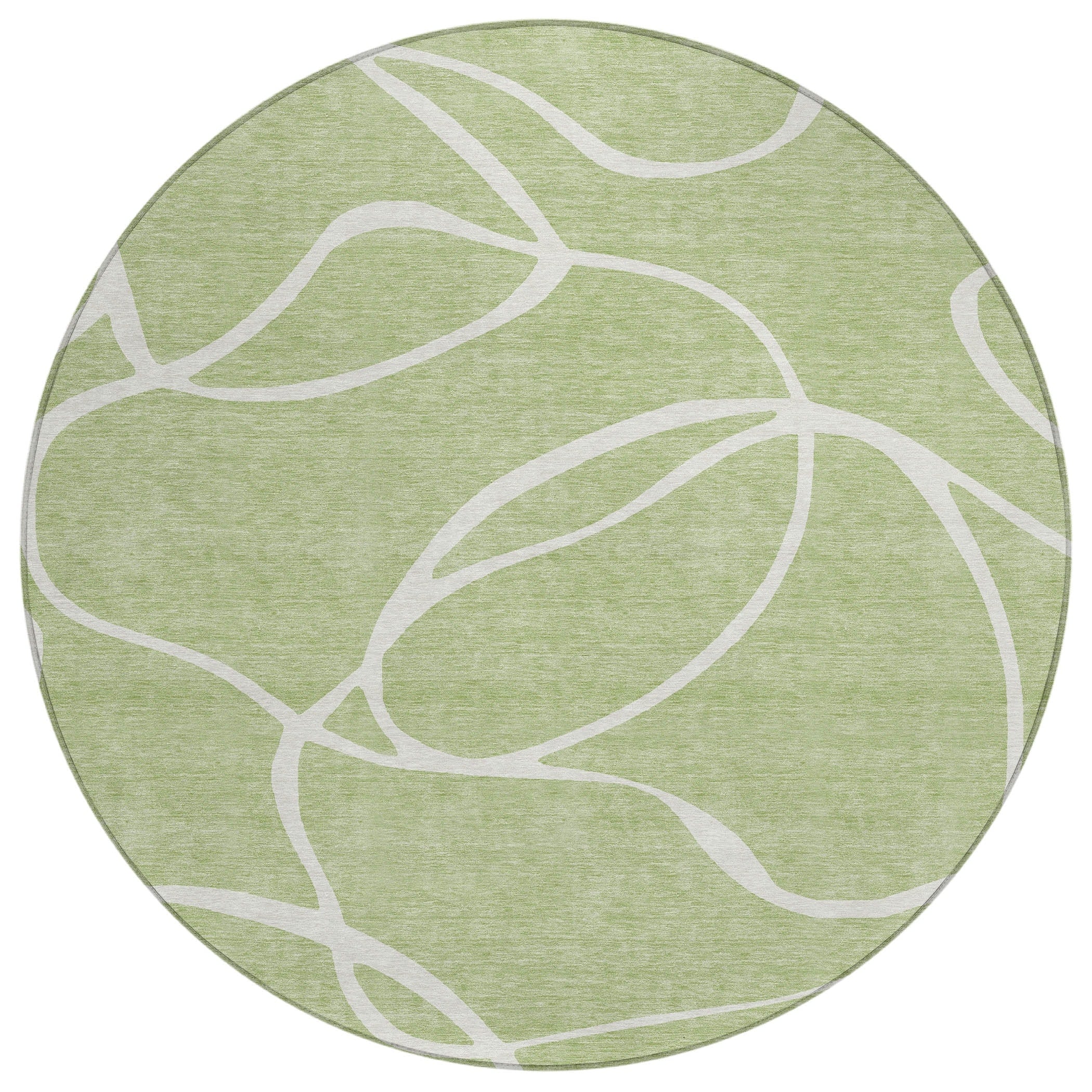 Machine Washable Indoor/ Outdoor Abstract Modern Chantille Rug