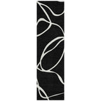 Machine Washable Indoor/ Outdoor Abstract Modern Chantille Rug