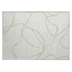 Machine Washable Indoor/ Outdoor Abstract Modern Chantille Rug