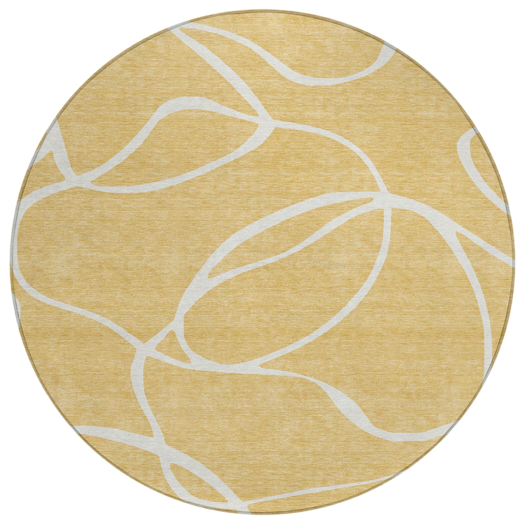 Machine Washable Indoor/ Outdoor Abstract Modern Chantille Rug