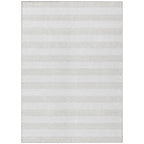 Machine Washable Indoor/ Outdoor Cabana Stripe Chantille Rug