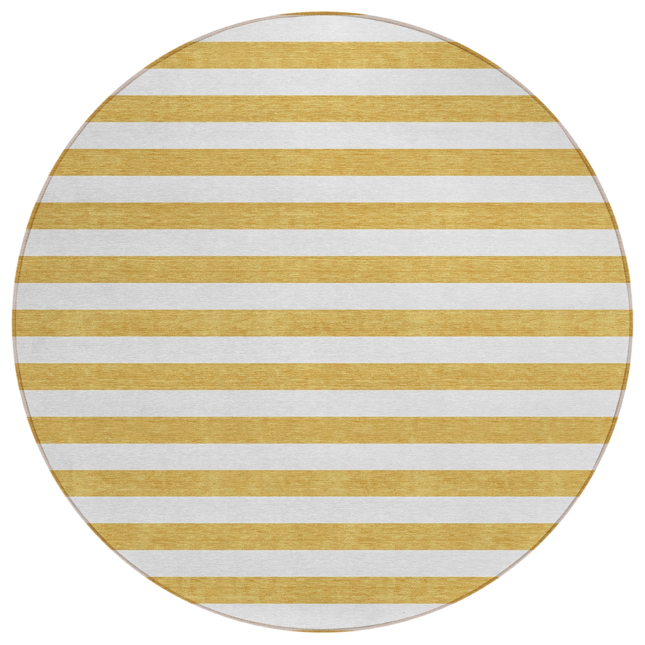 Machine Washable Indoor/ Outdoor Cabana Stripe Chantille Rug