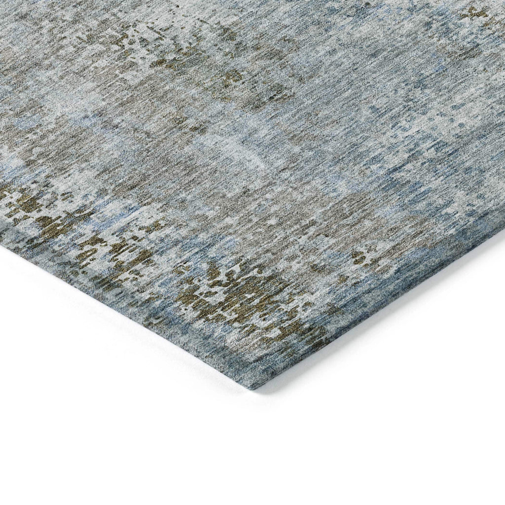 Machine Washable Indoor/ Outdoor Chantille Abstract Modern Rug