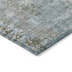 Machine Washable Indoor/ Outdoor Chantille Abstract Modern Rug