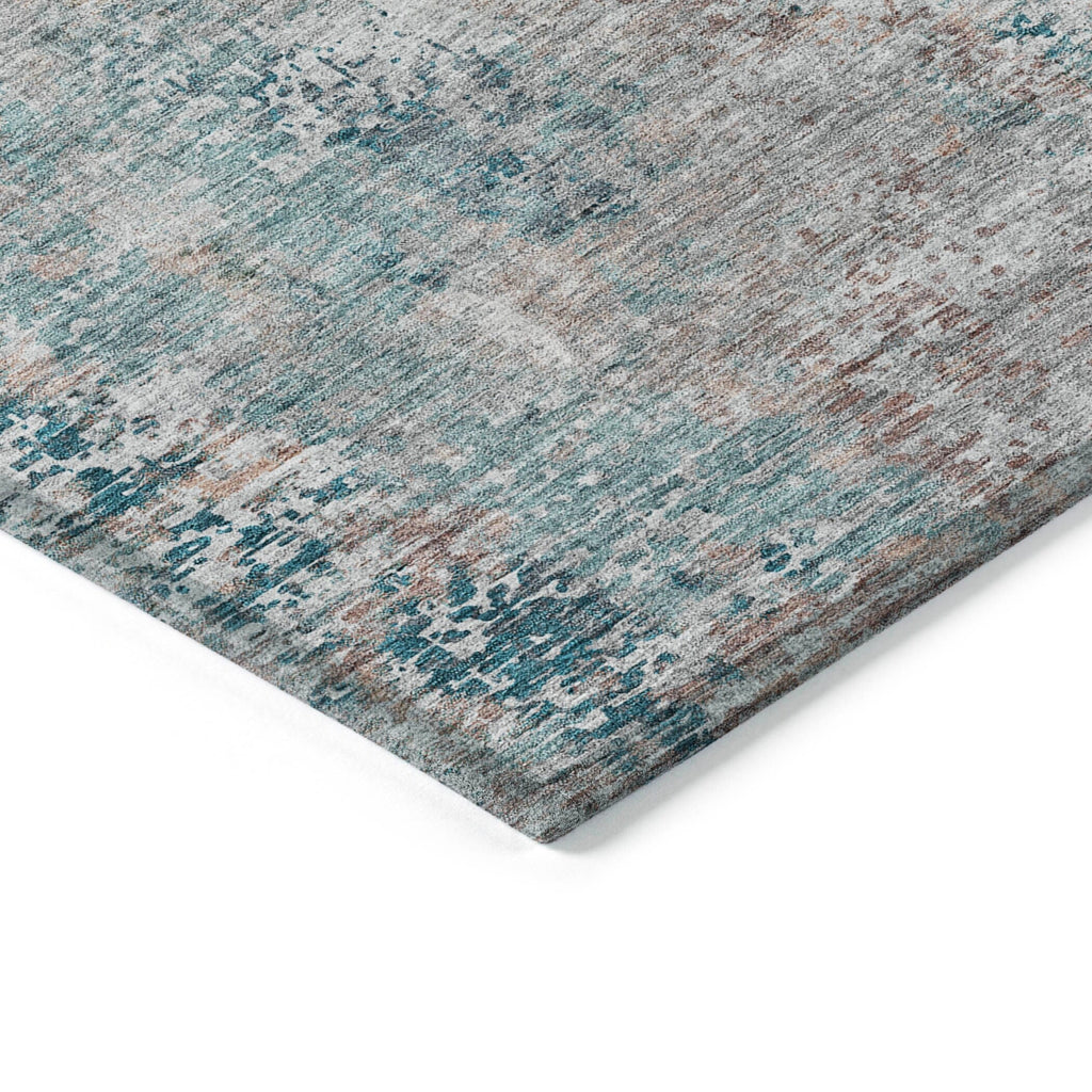 Machine Washable Indoor/ Outdoor Chantille Abstract Modern Rug
