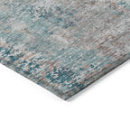 Machine Washable Indoor/ Outdoor Chantille Abstract Modern Rug