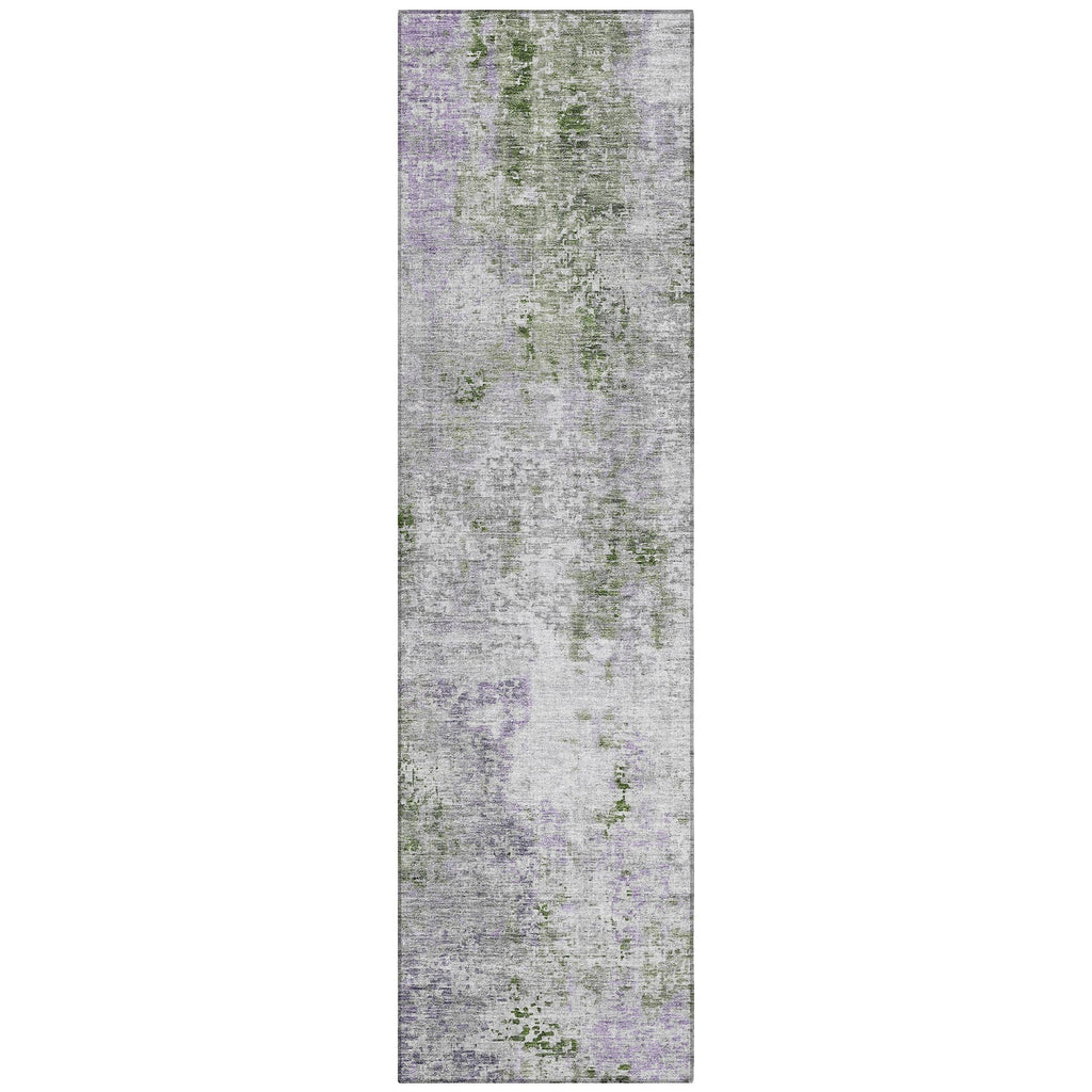 Machine Washable Indoor/ Outdoor Chantille Abstract Modern Rug