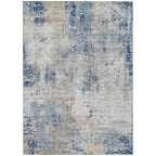 Machine Washable Indoor/ Outdoor Chantille Abstract Modern Rug
