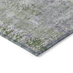 Machine Washable Indoor/ Outdoor Chantille Abstract Modern Rug